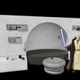 2023-09-07-083236.png Star Wars Ben Kenobi's House Diorama for 3.75" and 6" figures