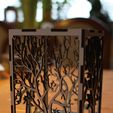 IMG_0734.jpg candle holder laser cut Tree & Animals wood present tea candle