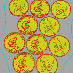 5f487adc-d3fa-4cd9-a8c7-0201cf9d3f13.png Archivo 3D gratis Moneda del Día de la Comunidad Pokemon Go #70 - Axew・Plan de impresión en 3D para descargar