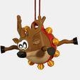 Grey-1.jpg Inflated Reindeer Ornament