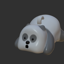 Panda-Sleepy-Head-01.png Cute Panda - Sleeping Pose (With Keychain holder)