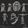 Breakdown_MaleBodies.png STL file Cursed Warp Warriors - 01 - Cursed Elves・3D printer design to download, edgeminiatures