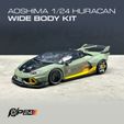 Huracan-Wide-Body-2.jpg Aoshima 1/24 Lamborghini Huracan LP610 Fighter Jet Inspired Wide Body Kit