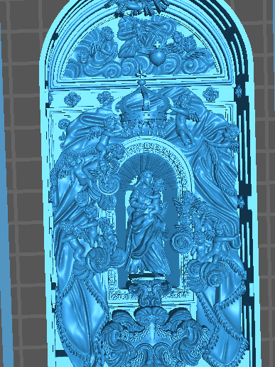 Mural de angeles 3D model