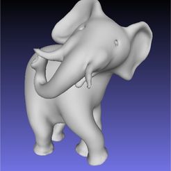 elefante_in_piedi_display_large.jpg Free STL file elephant standing・3D printer design to download
