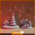 Christmas-holidays-decors-3dprintables-xmastree-snow-decorss-snowman-4.png Christmas Decor 3D Pritable miniature Collection set