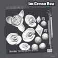 LuxCrystalRoseAccess04.png Lux Crystal Rose Accessories League of Legends STL file