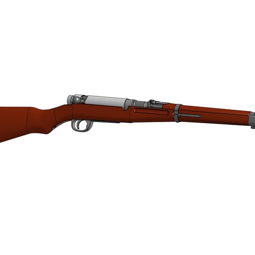 Arisaka Type 38 Carbine - 3D Printable Model