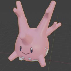 corsola textured.jpg Free 3D file Corsola (Pokemon)・3D printable model to download