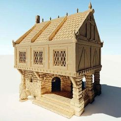 cover.jpg Free STL file Ulvheim Small Merchant House・3D printable model to download