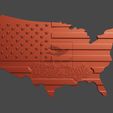 0-US-Map-We-The-People-©.jpg USA Map - We The People - CNC Files For Wood, 3D STL Model