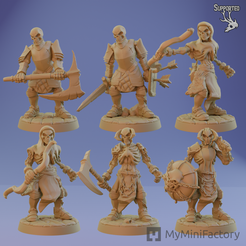 05.png Undead Army Skeleton Modular Set - 6 (Supported)