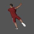 11.jpg Animated Sportsman-Rigged 3d game character Low-poly 3D model