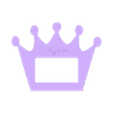 Kyara - Moldura Coroa.stl Crown photo frame