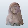 EgyptianBustOriginal.jpg Egyptian Plaster Bust 3D Scan