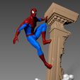 spidermanrender2.jpg Spiderman statue fan art 3d print