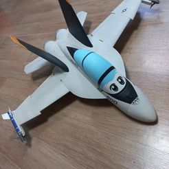 회전-s20230909_165845.jpg STL file R/C CARTOON SCALE F/A-18 70MM EDF・Template to download and 3D print