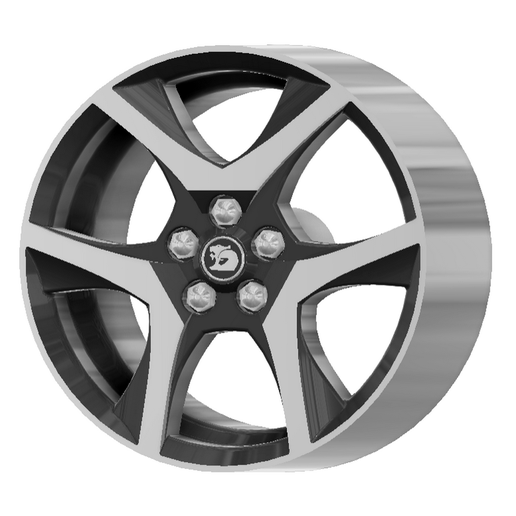 Standard - Holden HSV ClubSport R8 Gen F2 - Real Rims for Scale Model Cars 3D model