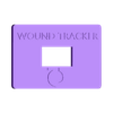 WOUND Um TRACKER TOP.stl Future Marines Command Point/Victory point/Round counter + Wound tracker