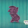 sonic.jpg Sonic Cookie Cutter M2