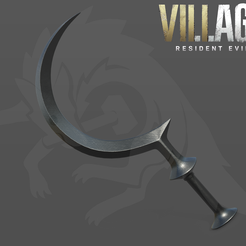 viii_sickle_0.png Residual Evil Village 3D model Dimitrescu’s daughter sickle for cosplay