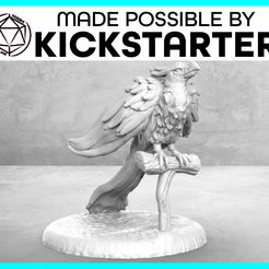 Phoenix_Action_Ad_Graphic-01-01.jpg Free STL file Phoenix - Action Pose - Tabletop Miniature・Model to download and 3D print