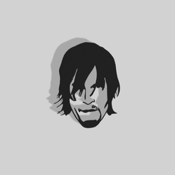 Deryll-Face.png Daryl's Face Decoration - 2D Art