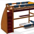 5.jpg BED CHILDREN'S AREA - PRESCHOOL GAMES CHILDREN'S AMUSEMENT PARK TOY KIDS CARTOON FURNITURE BED CHILD 3D MODEL