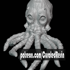 CthulhuPatreon.png Tête de buste Cthulhu = Freestanding - FDM Friendly