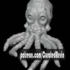 CthulhuPatreon.png Cthulhu Bust Head = Freestanding - FDM Friendly