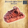 Pillaged-Merchant-Wagon-2-p.jpg Pillaged Merchant Wagon 28 mm Tabletop Terrain