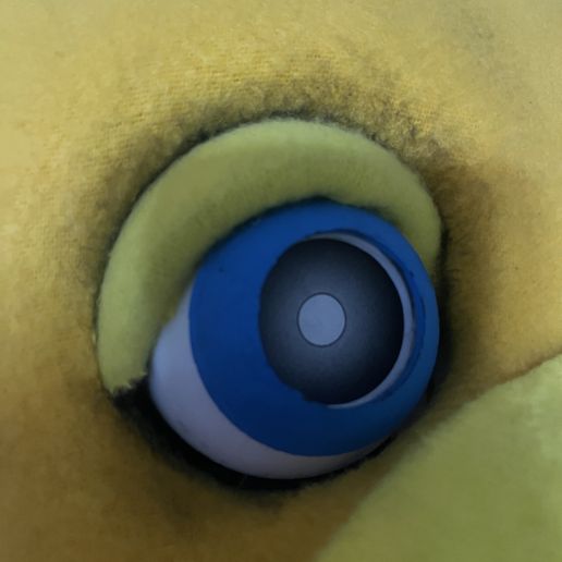 🐇 The Yellow Rabbit RGB Compatible Eyes・ STL File for 3D printing and ...