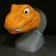 Bust-T-Rex-2.jpg Bust T-Rex Articulated (Easy print and Easy Assembly)