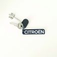Citroen-V-Print.jpg Keychain: Citroen V