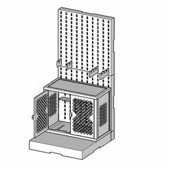 1.jpg 3D file Figma Gun Rack 1:12 scale・Design to download and 3D print