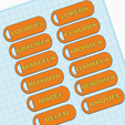 claudio.png STL file Lourdes Name Key Ring・Model to download and 3D print