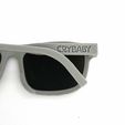 Logo.jpg Crybaby Asymmetrical Sunglasses - a unique twist on a classic design, now available as a royalty-free STL file