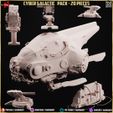 galactic-bundle-sci-fi-diorama-3dprinting-3d-print-cyborg-robotic-vehicle-asset-3d-props-mechanical.jpg 20 Different Galactic Space Pack 1/48 Scale STL Collection