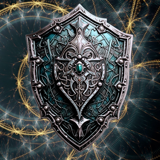 Medieval Shield (No handle) 3D model