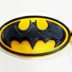 IMG_20200411_015625.jpg Бесплатный STL файл Batman key chain・Модель 3D-принтера для загрузки