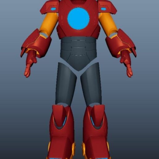 👨 Kid Iron Man from Iron Man and Friends Full Armor・ 3D File for 3D ...