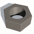 00-7.png Parafuso hexagonal, porca e anilha plana Modelo 3D