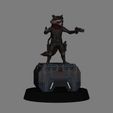01.jpg Rocket Raccon - Avengers Endgame LOW POLYGONS AND NEW EDITION