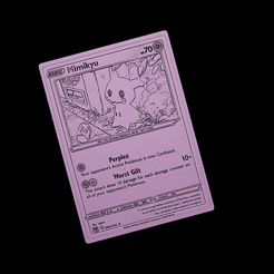 Mimikyucard1.png STL file Mimikyu Pokemon・3D print design to download
