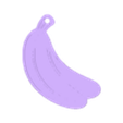 Banana.stl LLAVERO DE FRUTAS - LLAVERO DE VERDURAS