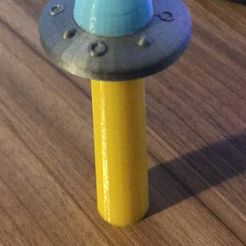 portafa-ovni.jpg Datei STL Ufo fliegende Untertasse - gemeinsamer Behälter mit Schraubdeckel・Modell für 3D-Druck zum herunterladen