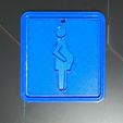 20230916_074406.jpg Pregnant Parking Pendant Sign