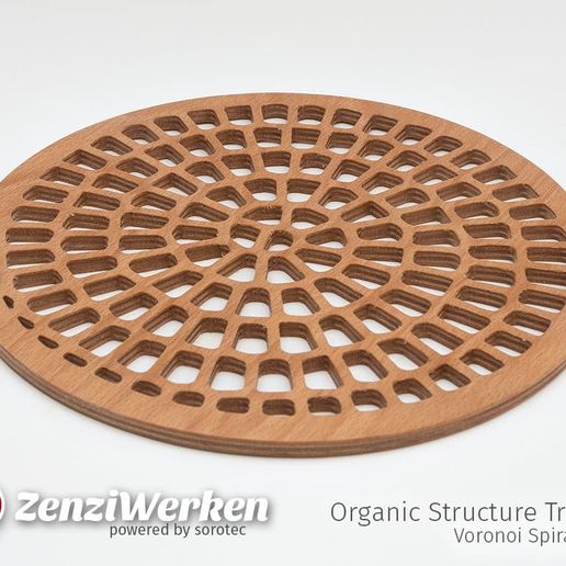 6ef608686c835670d56c6848164f5189_display_large.jpg Various Organic Structure Trivets cnc/laser