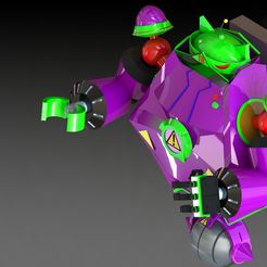 peview.jpg Archivo STL Battle Boss Blitzcrank Modelos 3D Modelo de impresión 3D・Objeto imprimible en 3D para descargar