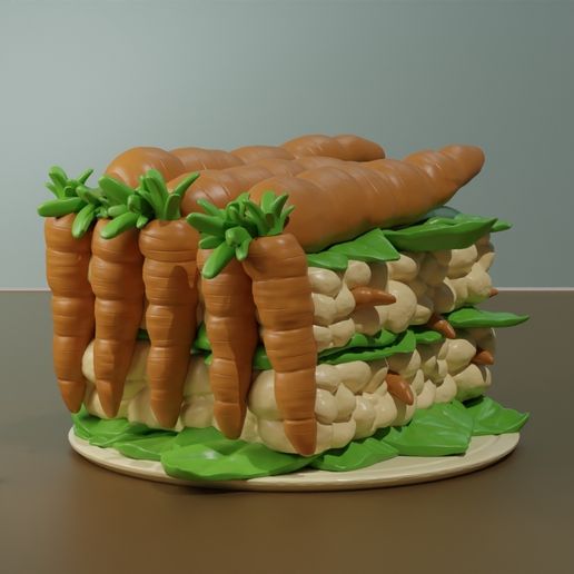 MTG Bloomburrow DECK BOX COMPATIBLE WITH COMMANDER DECK: The Carrot Cake  #038 STL File for 3D printingCults